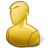 Regular User Anonymous Yellow Icon